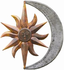 Ancient Graffiti Celestial Wall Mount Yard Art