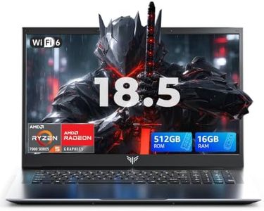 KAIGERR 18.5 inch Light Gaming Laptop, ΑΜD Ryzen 7430U, 16GB RAM 512GB SSD