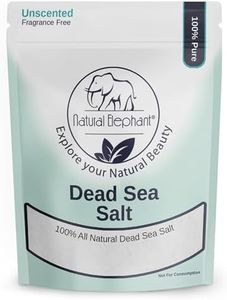 Natural Elephant Dead Sea Bath Salt | 10 Pound Bag (160oz) | 100% Natural and Pure| Fine Grain | for Bathing and Relaxation of Body and Mind
