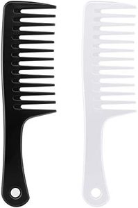 Anti-static large tooth tangle comb, wide tooth hair comb, hairdressing and shampooing comb，suitable for thick long and curly hair