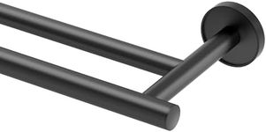 Gatco 5554MX Sky Double Towel Bar, 24 Inch, Matte Black