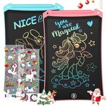 cimetech Kids Toys, 2PCs LCD Writing Tablet Colorful Doodle Board Magnetic Drawing Pad, Boys Girls Toddlers Babys Learning Educational Toys Gifts for Birthday, Halloween, Christmas, Easter