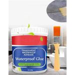 Waterproof Glue for Roof Leakage: Strong Invisible Paint Sealant & Transparent Coating Repair, Super Liquid Adhesive Insulating Chemical Solution with Brush (300ml)