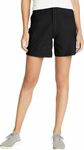 Eddie Bauer Women's Guide Pro Rainier Shorts, True Black, 10