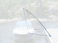 Dock Edge + Mooring Whip 12-Feet with Lines and Hardware, 5000-Pound