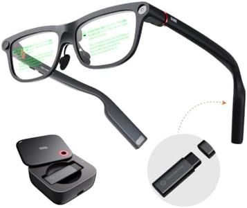 inmo GO3 AI Translastion Smart Glasses, Realtime Translate Text in Your Eyes AR Glasses with Camera, AI Assistant - Ideal for Travel, Meeting, Trade, Speech, Navigation and Daily Wear