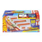 Hot Wheels Toy Car Track Set, Track Creator Deluxe Pack & 2 1:64 Scale Die-Cast Vehicles, 25 Feet of Different Length Speed Snap Track & Connectors, JDW42