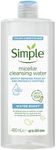 Simple Water Boost Micellar Cleansing Water make-up remover Sensitive Skin facial skin care 6 x 400 ml