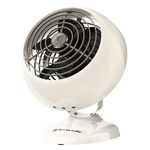 Vornado VFAN Mini Classic Personal Vintage Air Circulator Fan, Vintage White- Classic Base