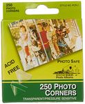 Pioneer Photo Corners Self Adhesive, 250/Pkg, Clear
