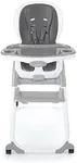 Ingenuity SmartClean Trio Elite 3-in-1 Convertible Baby High Chair, Toddler Chair, and Dining Booster Seat-Slate