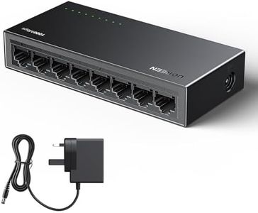 UGREEN Network Switch,8 Port Ethernet Splitter,High-speed Gigabit Ethernet Switch Hub,Desktop & Wall-Mounting Internet Splitter,Plug & Play LAN Switch for TV/Laptop/Switch/Router/Monitor