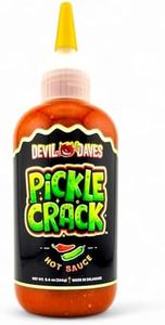Dill Pickle Hot Sauce | Devil Daves Pickle Crack - Medium Heat, 8.6 Oz