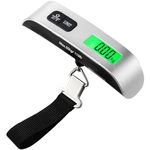 LUGG Digital Luggage Scale (50kg/110lbs Capacity), Portable Suitcase Weighing Scales, LCD Display, kg/lbs Conversion & Auto Shut-Off, Overweight Indicator, Battery Included, Lightweight Travel Scales