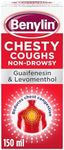 Benylin Chesty Coughs Non-Drowsy (1x 150ml), Non-Drowsy Cough Syrup for Deep Penetrating Relief, For Mucus Relief and Reduces Chest Congestion, Cough Syrup Soothes Your Cough Fast