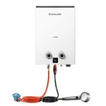 GASLAND Go Shower Series Gas Water Heater G10,Ultra Slim Portable Outdoor 10 litres Gas Boiler,Butane (28-30 mbar)/ Propane (37 mbar),LPG Shower for Camping,RV,Barn