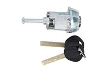 NewYall Front Left LH Driver Side Door Lock Cylinder Barrel w/ 2 Keys for BMW 320i 2001-2005 323i 1999-2000 325Ci 2001-2006 325i 2001-2005 328i 1999-2000 330Ci 2001-2006 330i 2001-2005