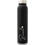 COURAGE ; BE THE CHANGE Customized/Personalized/Name/Logo Print for Gifting/Employee Appreciation on Stainless Steel Water Bottle for Office, School, Sports Use (Bold) (1)