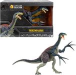 Mattel Jurassic World Dominion Hammond Collection Therizinosaurus Dinosaur Figure with 25 Articulations, Fully Jointed Claws, Glass Eyes & Wired Tail