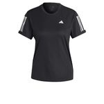 adidas Women's Own The Run T-Shirt, Black, XX-Small