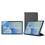 HONOR Pad X9 with Free Flip-Cover 11.5-inch (29.21 cm) 120Hz 2K Display, Snapdragon 685, 8GB (8GB+5GB RAM Turbo) 128GB ROM, 6 Speakers, Up-to 13 Hours Battery, Android, WiFi, Metal Body, Gray