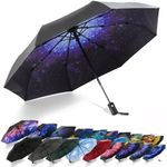 SY COMPACT Windproof Umbrella Automatic Umbrellas Collapsible Compact Umbrella-Starry Sky