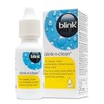 Blink-n-Clean Contact Lens Eye Drops for Dry Contact Lenses - Instant Cleaning and Moisturising for Dry Eyes- Lubricating Eye Drops Helps Maintain Contact Lens Comfort, Refreshing Eye Drops, 15 ml