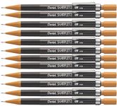 Pentel Sharplet Mechanical Pencil, 0.9mm Lead, 1 Pack of 12 Pencils,Black