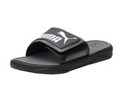 Puma Unisex Adults Royalcat Comfort Slide Sandals, Puma Black-Castlerock-Puma White, 9 UK