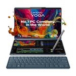 Lenovo Yoga Book 9 13th Gen Intel Evo Core i7 Dual 13.3" 2.8K OLED Display(2x33.7cm) with Pen+Keyboard|16GB/1TB SSD/Win 11/Office 2021/5.0MP IR Camera/360 B&W Rotating Soundbar/Teal/1.34Kg,82YQ001DIN