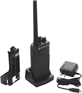 Motorola RMV2080 On-Site 8 Channel VHF Rugged Two-Way Business Radio with NOAA (Black)