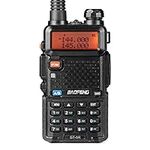 BAOFENG GT-5R Upgraded Walkie Talkie LEGAL Dual Band Two Way Radio, Long Range Handheld Amateur Radio with 144-146/430-440MHz, 128 Channels, 1800mAh Battery, Headset for Adults, Support CHIRP