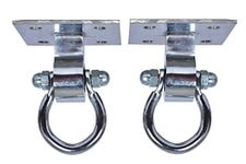 Trendy Creation Hub Stainless Steel Pad Eye Hanging Hooks and Heavy Duty Hooks for Hanging with Anchor Bolt Pack of 2