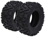 2 Pack 26x11-12-6PR Atv Utv At Mud & Trail Tires, 6 Ply Tubeless All-Terrain Knight External Tires, Optimum Grip For Enhanced Off-Road Handling