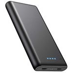 Portable Charger Power Bank 26800mAh Upgraded Ultra-High Capacity External Battery Packs with 4 LED Indicator 2 Output Ports Battery Backup Cell Phone Charger for USB-powered Smartphone Android Device