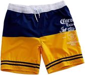 Corona Extra Striped Stretch Board Shorts (as1, Alpha, xx_l, Regular, Regular, XX-Large)