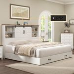 HOWE King Size Wood Platform Bed Fr