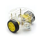 xcluma 2wd smart car chassis for tracing robot new round version