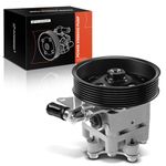 A-Premium Power Steering Pump, with Pulley & Bracket Compatible with Nissan Altima 2007-2012, Maxima 2009-2014, Murano 2009-2014, V6 3.5L Gas Engine Only