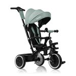 Lionelo Berry 2in1 Tricycle Stroller Trike for Kids from 1 year old to 25 kg 360° Rotating Seat, Adjustable Parent Steering Handle, Grows with Child, Free-Wheel with Footrest Mode, Canopy & Cup Holder