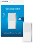 Lutron Caseta Smart Lighting Pico Paddle Remote, for Light Bulbs and Lamps, Works w/Alexa, Apple Homekit, Google Home (Hub Required), 3-Way, Batteries Included, PJ2-P2B-GWH, White