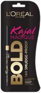 L'Oréal Paris Kajal, Waterproof Eyeliner, 14 Hours of Smudge-Proof Wear, With Vitamin E, Cocoa Butter, Olive Oil Esters and Vitamin C, Magique, Colour: Bold, 0.35g