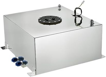 EVIL ENERGY 12 Gallon Fuel Cell Gas Tank Aluminum with Level Sender Street Drift Silver