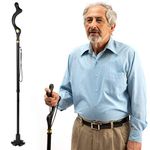 Walking Cane for Men and Walking Canes for Women - by medical king - Special Balancing - Cane Walking Stick Have 10 Adjustable Heights - self Standing Folding Cane, Collapsible Cane, and lightweig