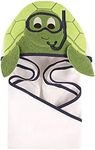 Hudson Baby Animal Hooded Towel, Scuba Turtle, 33''x33''