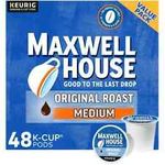 Maxwell House Original Roast Ground Coffee K-Cups, 48 ct Box