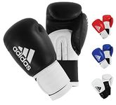 adidas Unisex's Hybrid 100 Boxing Gloves, Black/White, 8 oz