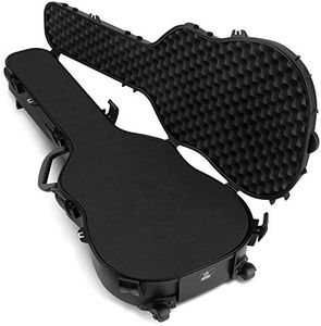 Savior Equipment Ultimate Guitar Case Tactical Rifle Carbine Shotgun Storage Hard Case Pistol Gun Transportation Carrier, Fit Up to 45" Firearm, 3 Layers of Foam Included, Lockable Design