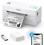 POLONO Bluetooth Thermal Shipping Label Printer, Wireless 4x6 Shipping Label Printer for Small Business, Support Android, iPhone, Windows, and Mac, Widely Used for Ebay, Amazon, Shopify, Etsy, USPS