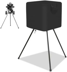 Pitching Machines Cover - Waterproof 600D Oxford Fabric, Dustproof, Resistant, Sunproof Hack Attack Pitching Machine Cover for Baseball/Softball All-Weather Protection (31" L x 29" W x 34" H)